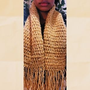 Cozy Warm Yellow Neck Scarf